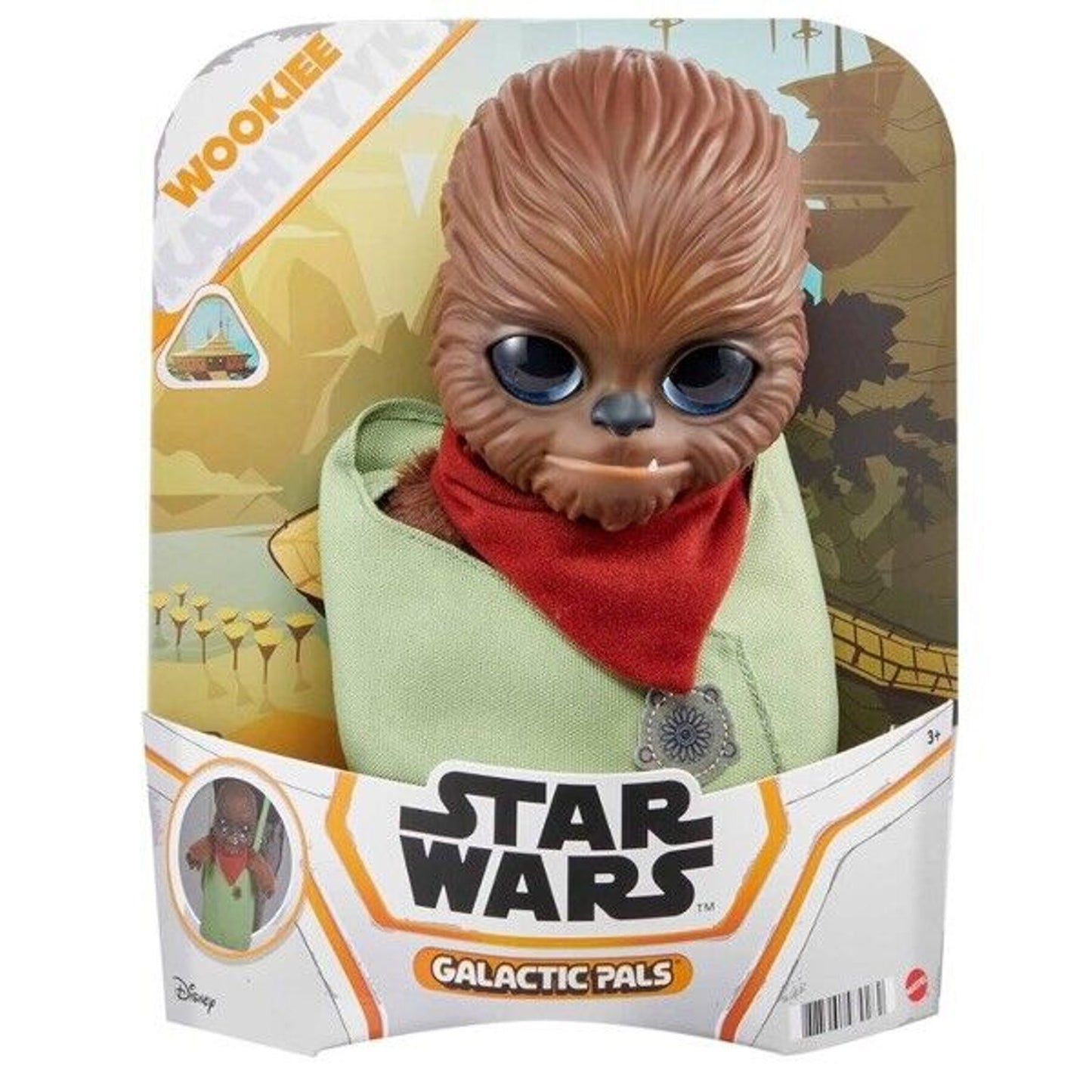 🔥Mattel STAR WARS Galactic Pals Baby Wookiee 11" Plush Doll Chewbacca Toys🔥