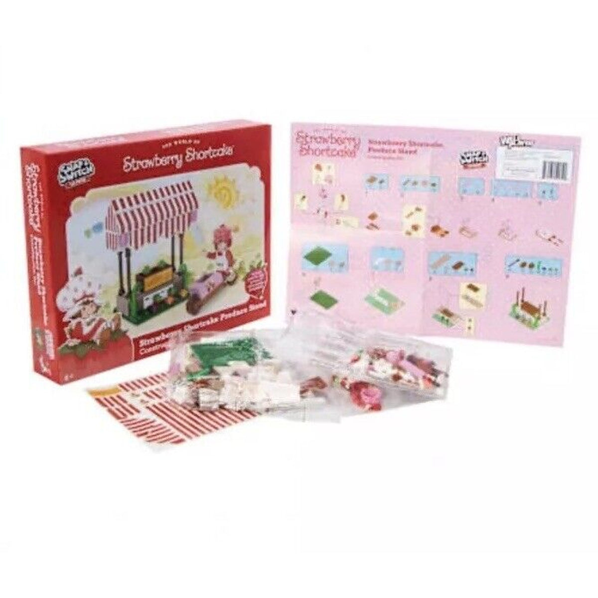 🔥The World Of Strawberry Shortcake Produce Stand Snap & Switch Construct Set
