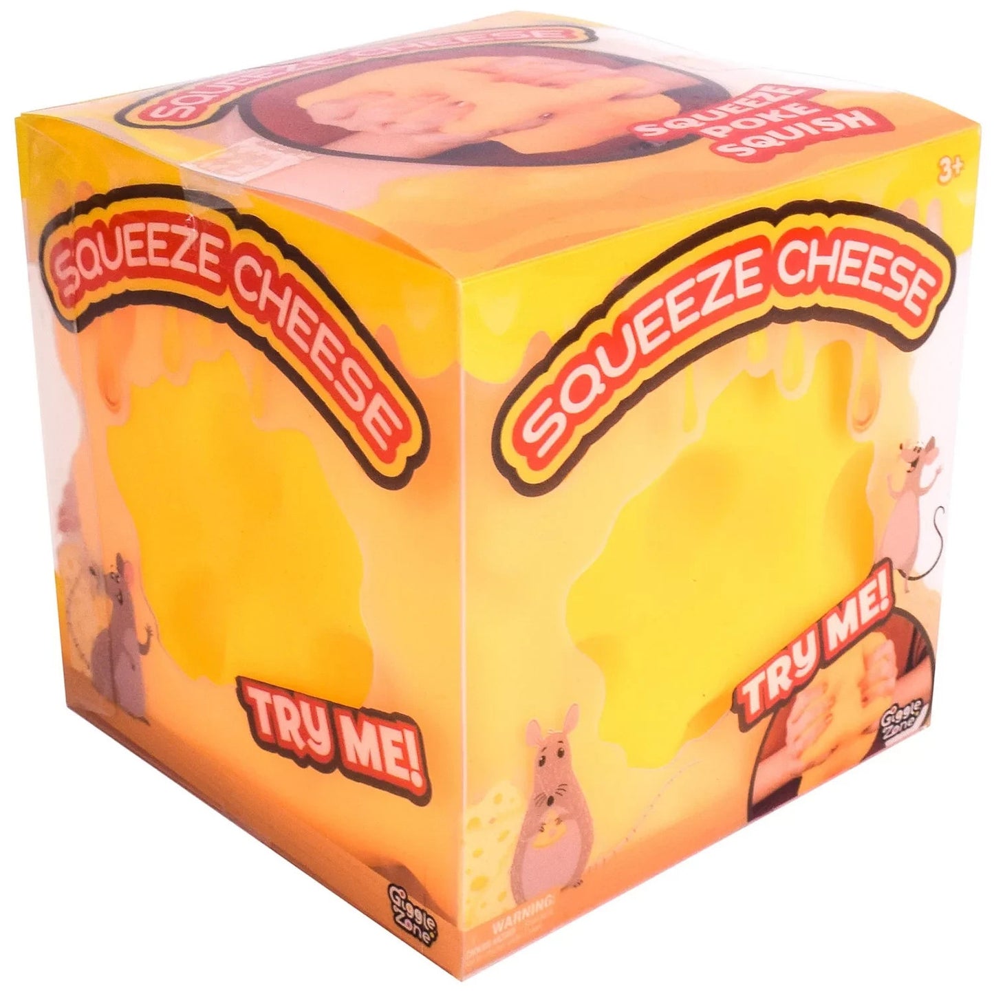 🔥Giggle Zone Squeeze Cheese Block Large Squishy Sensory Fidget Stress BNWT🔥