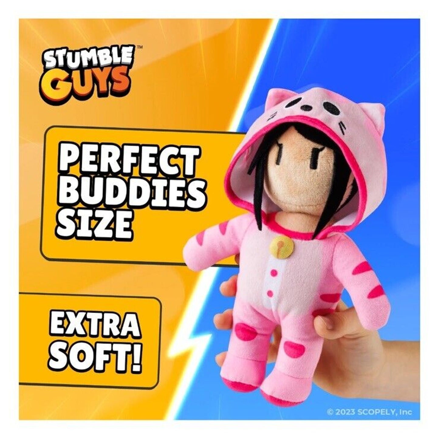 🔥Stumble Guys MEOWMER 8” Plush Buddies Soft & Cuddly Plush Toy 2024 BNWT🔥