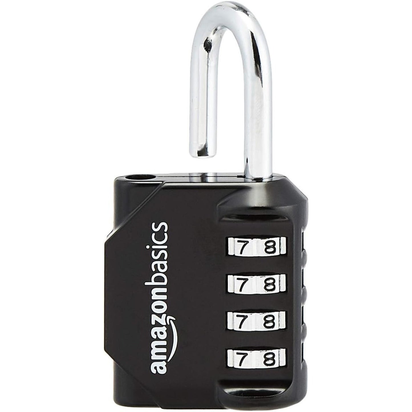 🔥Secure 4-Digit Combination Lock 2-Pack in Black & Silver Keyless Convenience🔥