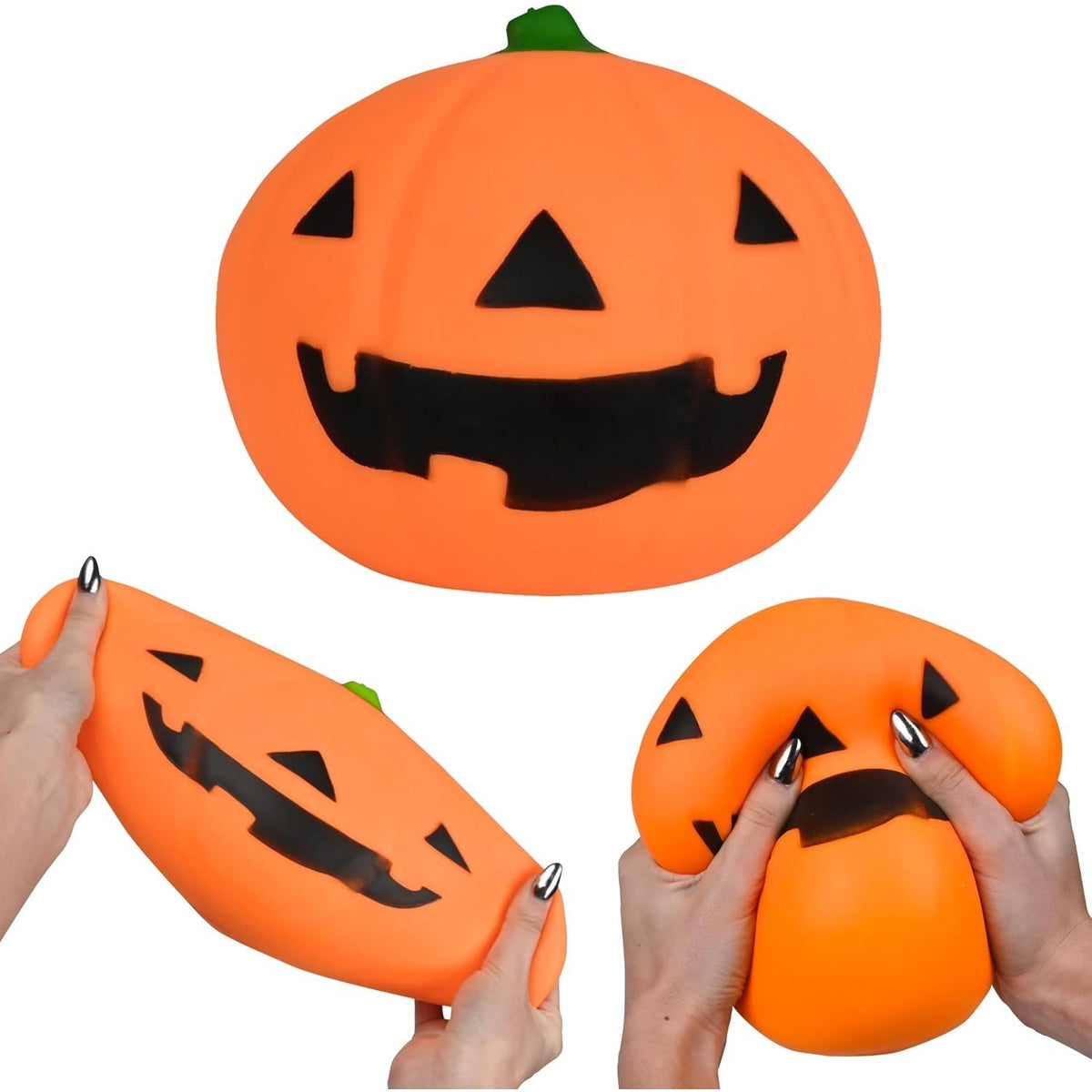 🔥Sunny Days Toymendous Jumbo Jack-O-Lantern Pumpkin Squishy Halloween BNWT🔥