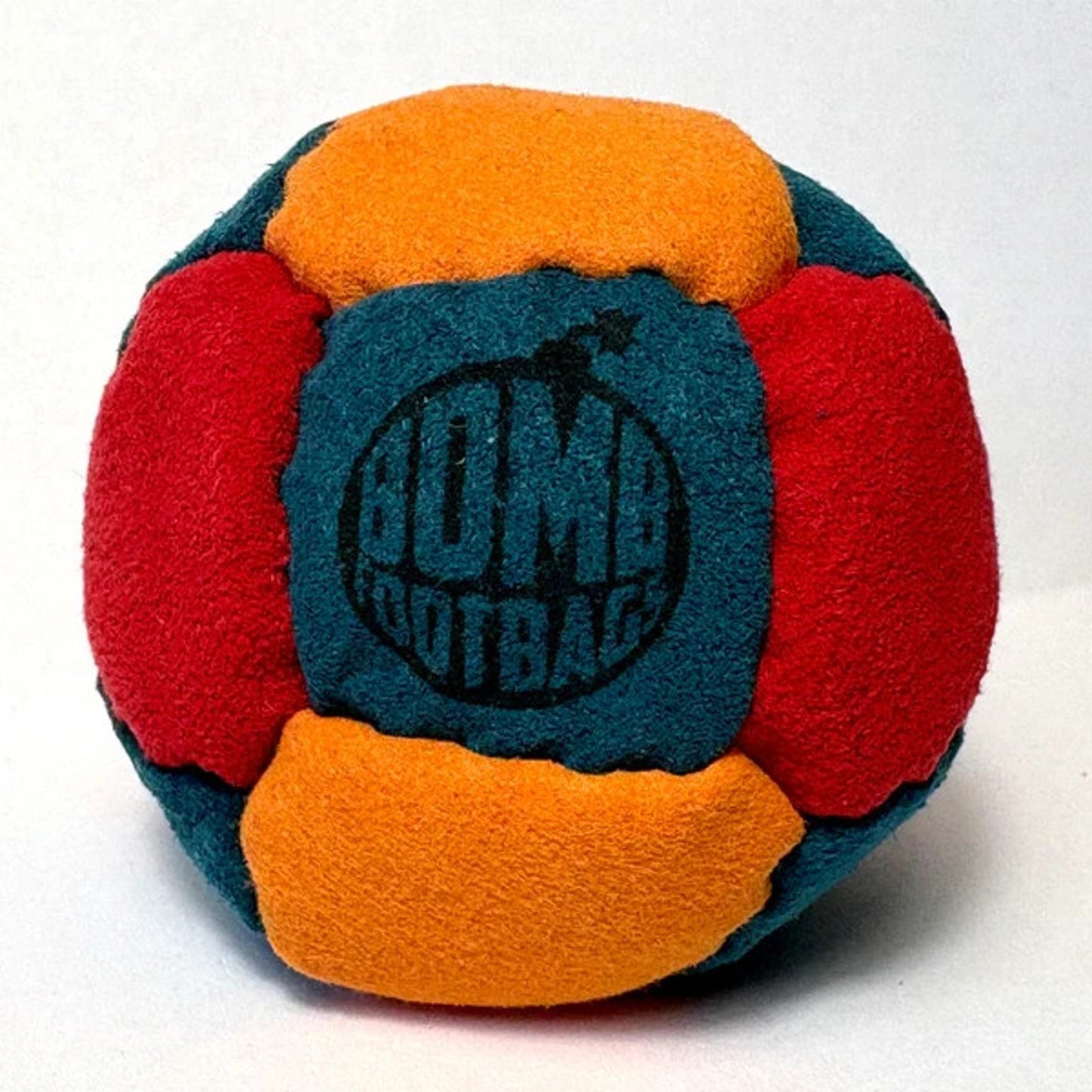 🔥Bomb Footbags The Burst Pro Hacky Sack Footbag Teal/Orange/Red BNWT🔥