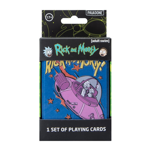🔥Rick and Morty Playing Cards w Metal Tin Case Adult Swim Paladone BNWT🔥