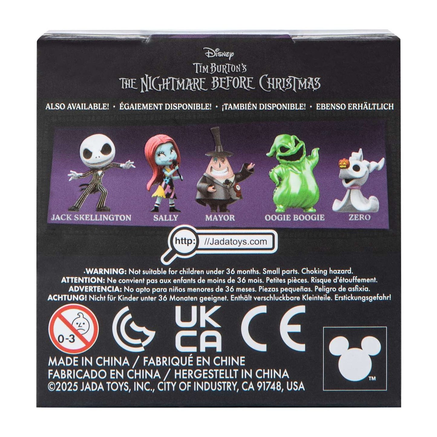 🔥Jada Metalfigs 2” Tim Burton’s The Nightmare Before Christmas Jack Skellington