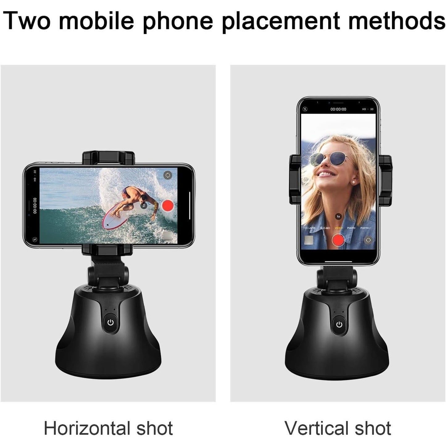 🔥360 Auto Face Tracking Phone HolderSmart Al Camera Mount Gimbal BNWT🔥