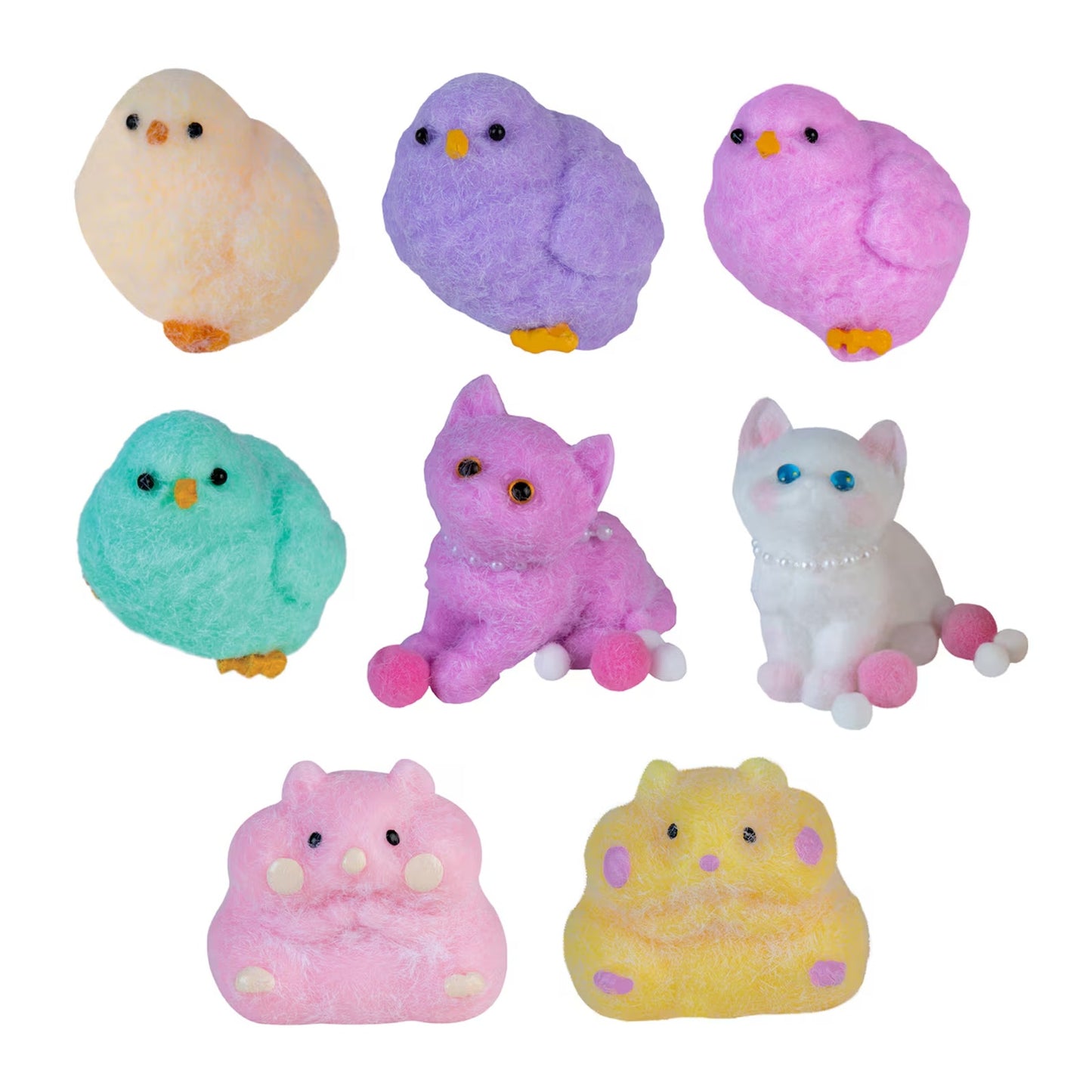 🔥Taba-licious Fluffs CHICK Orb Curiosities Squeeze Squishy Toy Yellow BNWT🔥