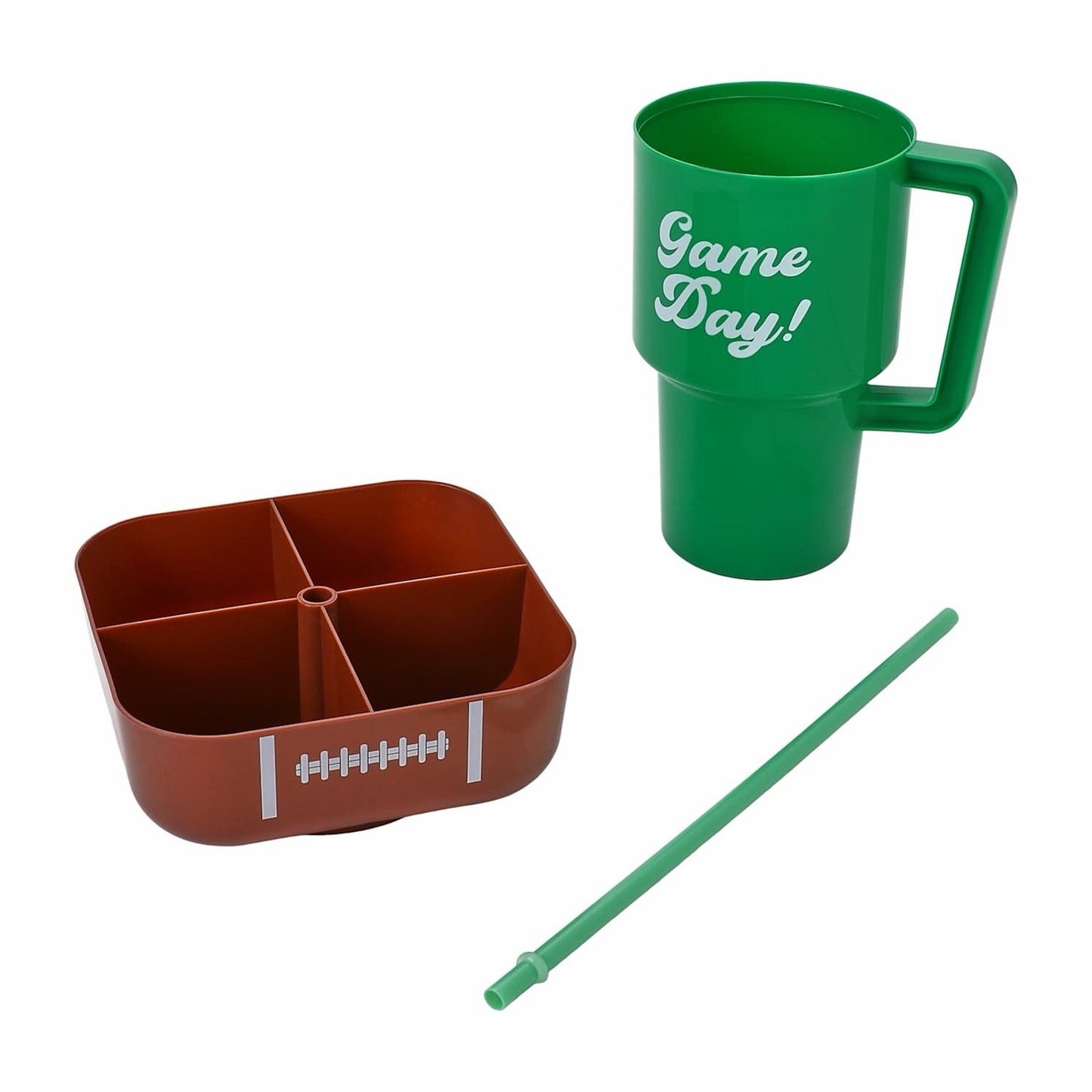 🔥Game Day Snack Tumbler Green BNWT🔥