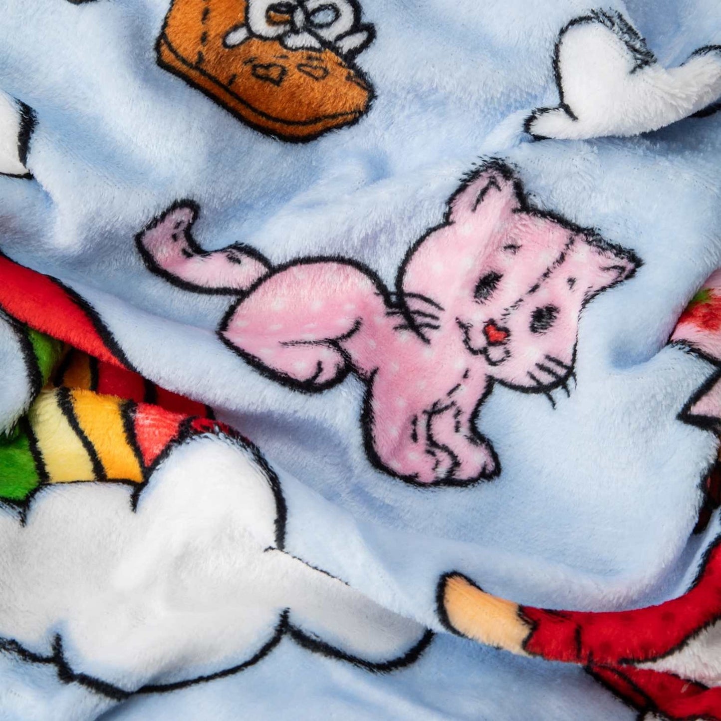 🔥Strawberry Shortcake 40 x 50 Inch Silk Touch Throw Travel Blanket BNWT🔥