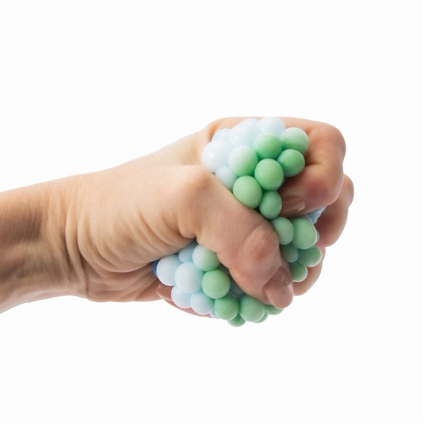 🔥Mesh Squishy Squeeze Stress Ball Toy LIGHT BLUE BNWT🔥