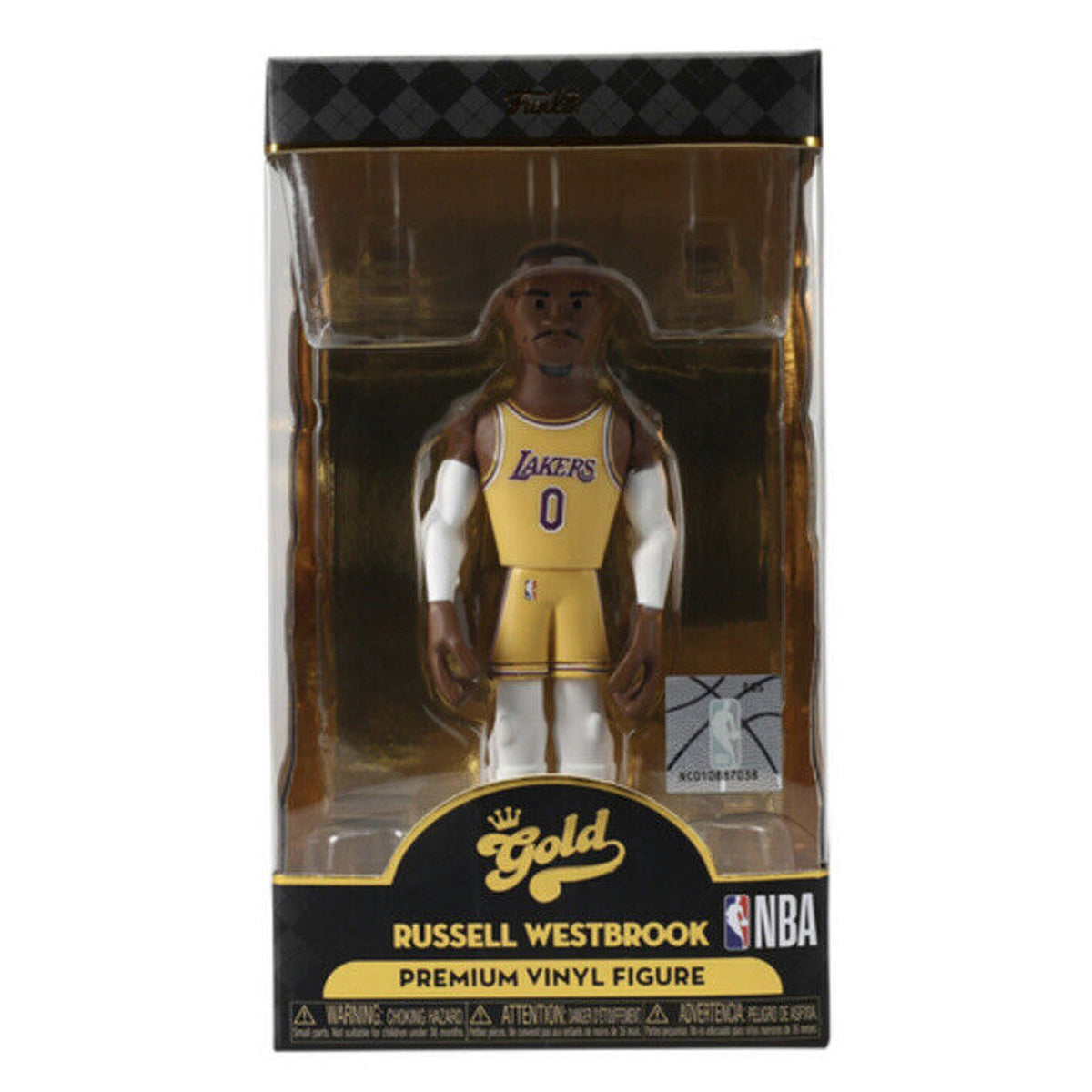 🔥Funko Gold NBA Russell Westbrook Lakers 5” Premium Vinyl Figure BNIB🔥