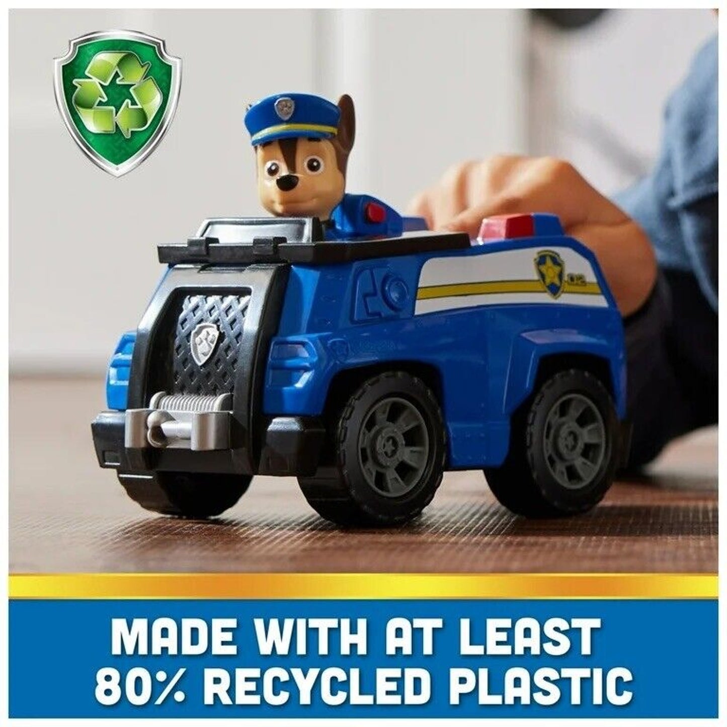 🔥Paw Patrol Chase S Patrol Cruiser Toy Car With Collectible Action Figure💥