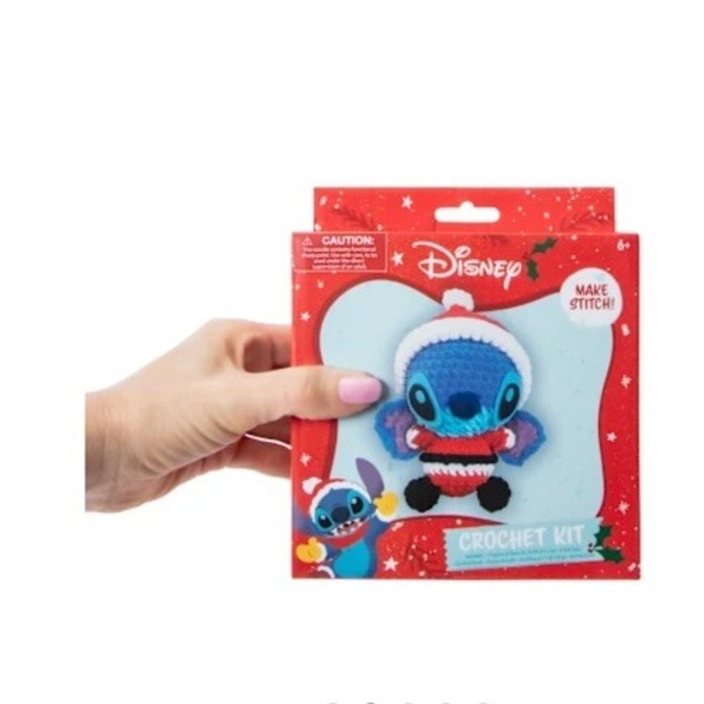 🔥Disney Lilo & Stitch Crochet Kit Make A Stitch As Santa Claus Christmas Plush