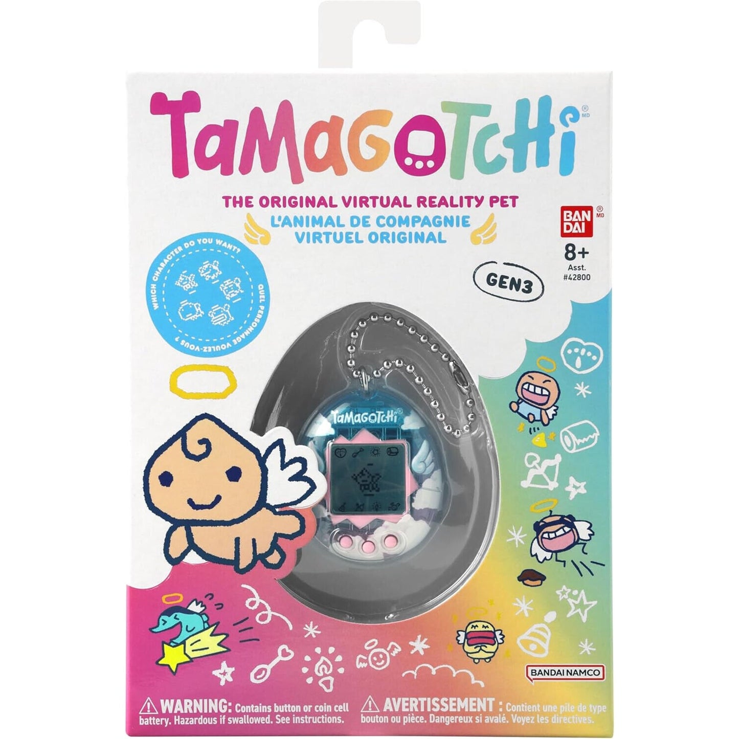 🔥Tamagotchi Gen 3 "Original - Dreamy Angel" 2024 IN HAND BNWT & SEALED💥