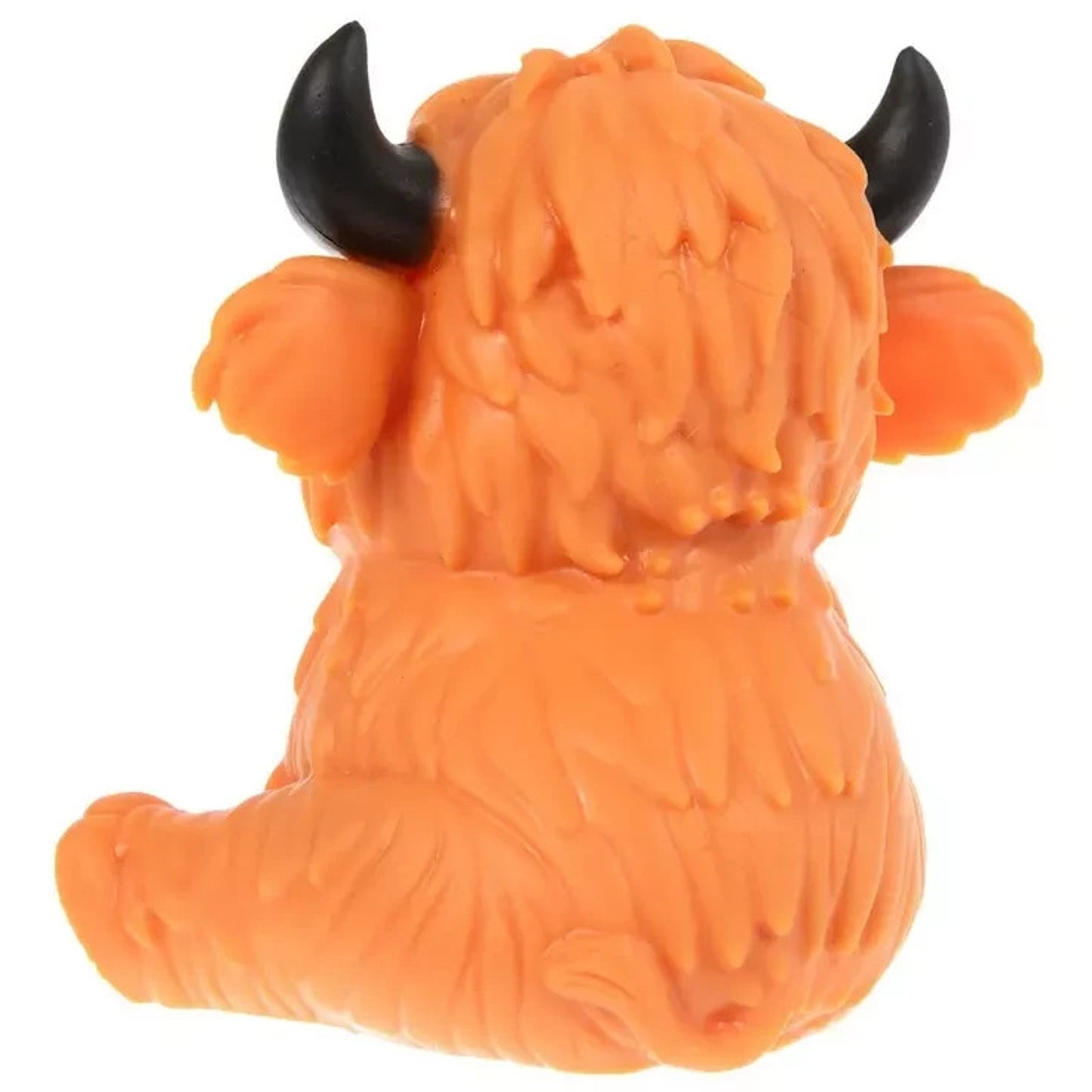 🔥Mini Highland Cow Squishy Sensory Toy DARK BROWN BNWT🔥