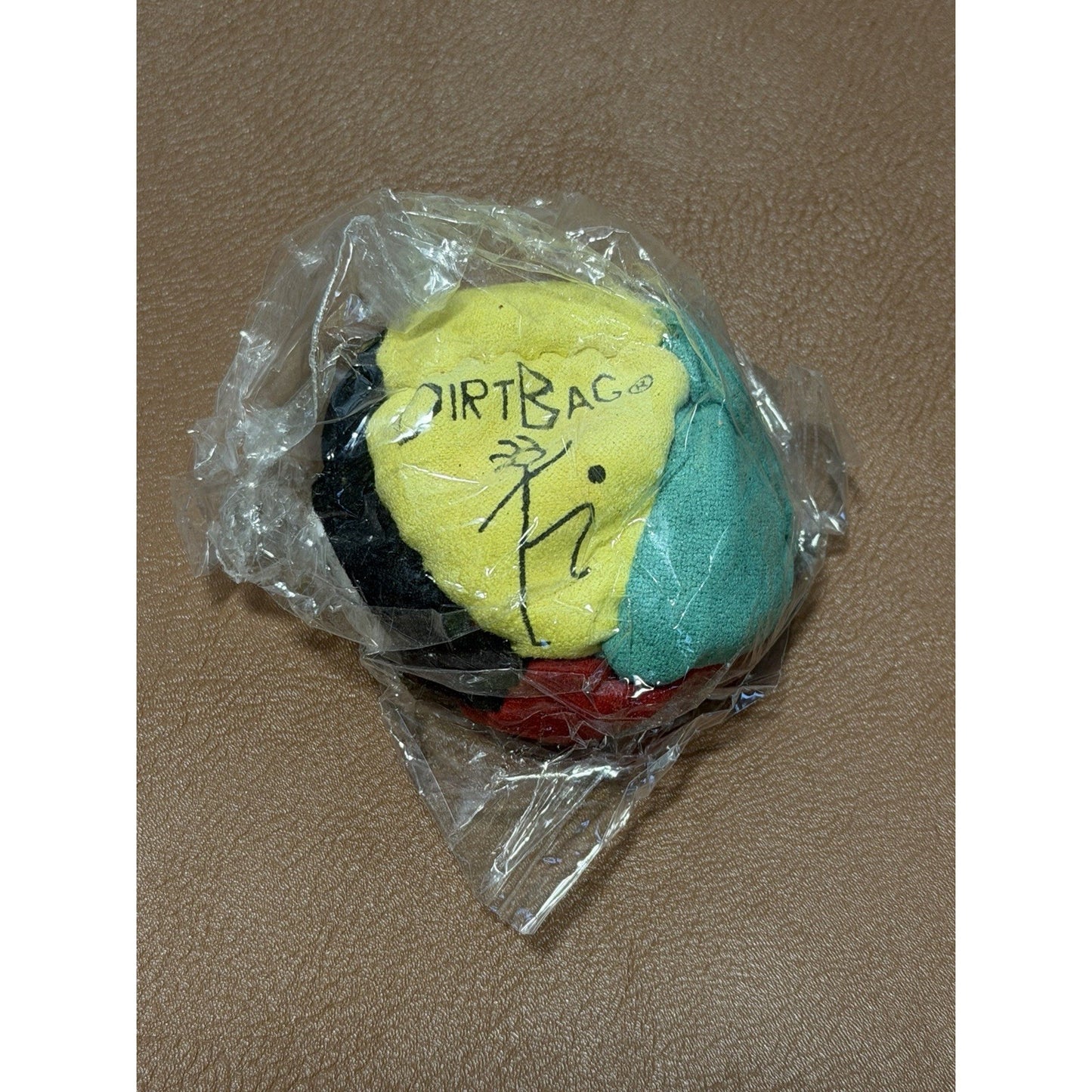 🔥World Footbag Classic DirtBag Footbag Hacky Sack RASTA BNWT🔥
