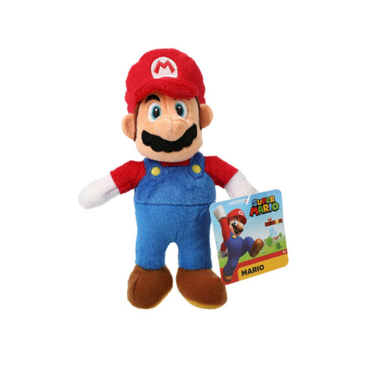 🔥Super Mario Bros 8 Inch MARIO Stuffed Plush HTF HOT BNWT🔥
