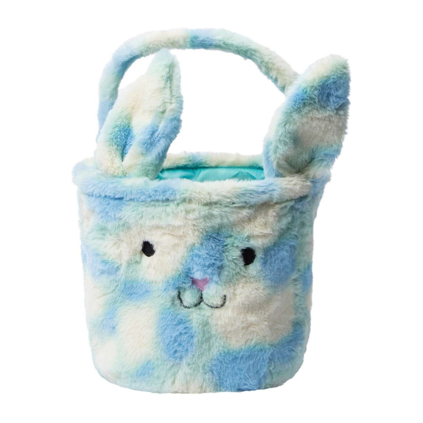 🔥Ombre Bunny Easter Fur Basket Blue 10" x 9" BNWT🔥