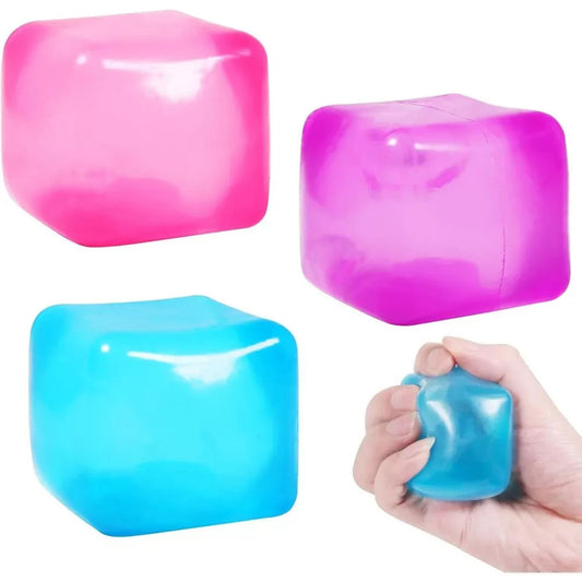 🔥Link Nice Cube Stress Cube – Sensory ToySqueeze Fidget Toy 3 Pack BNWT🔥