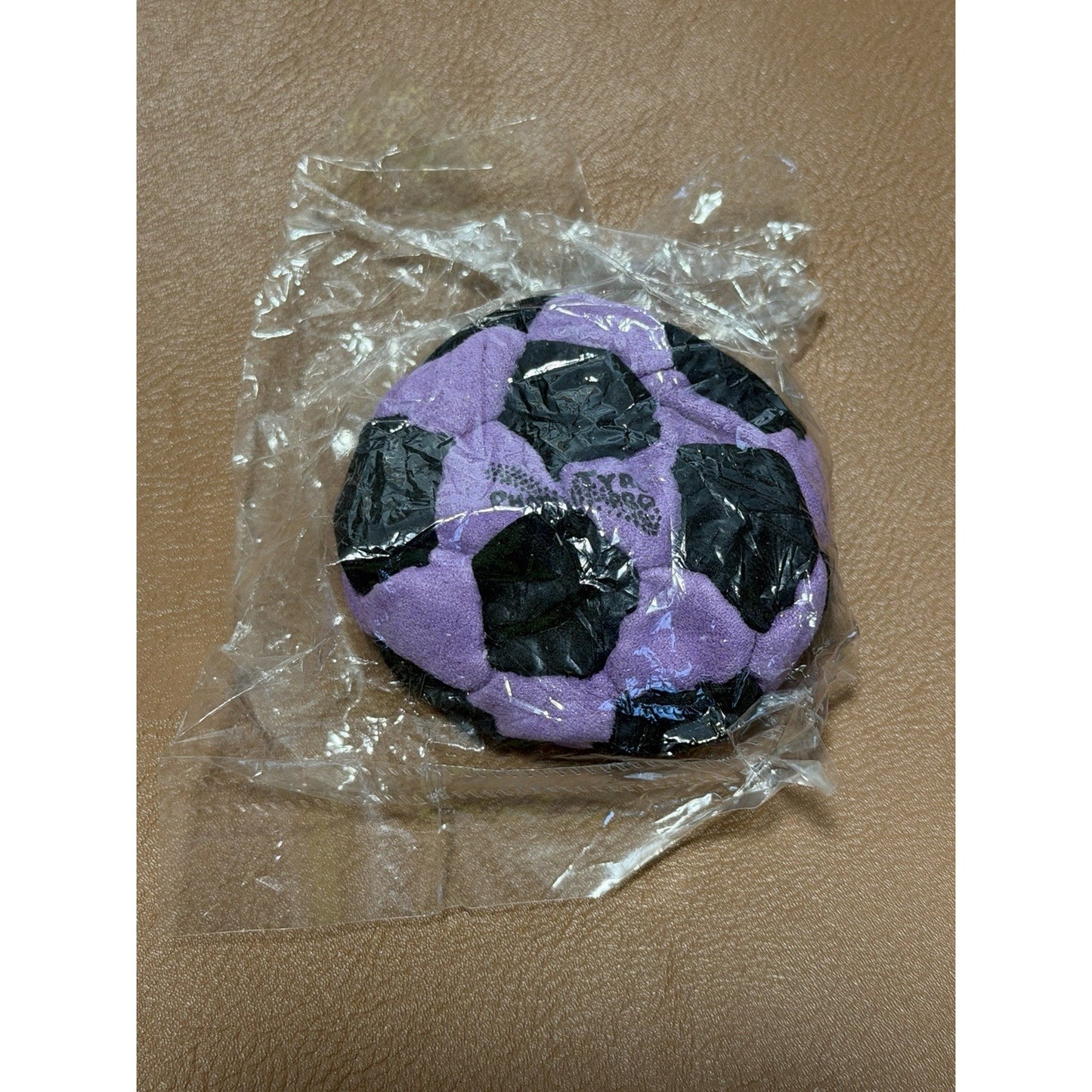 🔥World Footbag Phat Tyre Pro Footbag Hacky Sack Black/Purple BNWT🔥