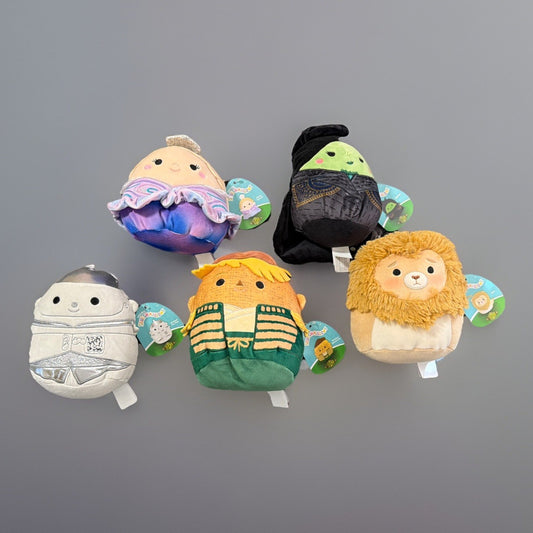 🔥Squishmallows Wicked Wizard of Oz 6.75” Plush Complete Set of 5 BNWT🔥