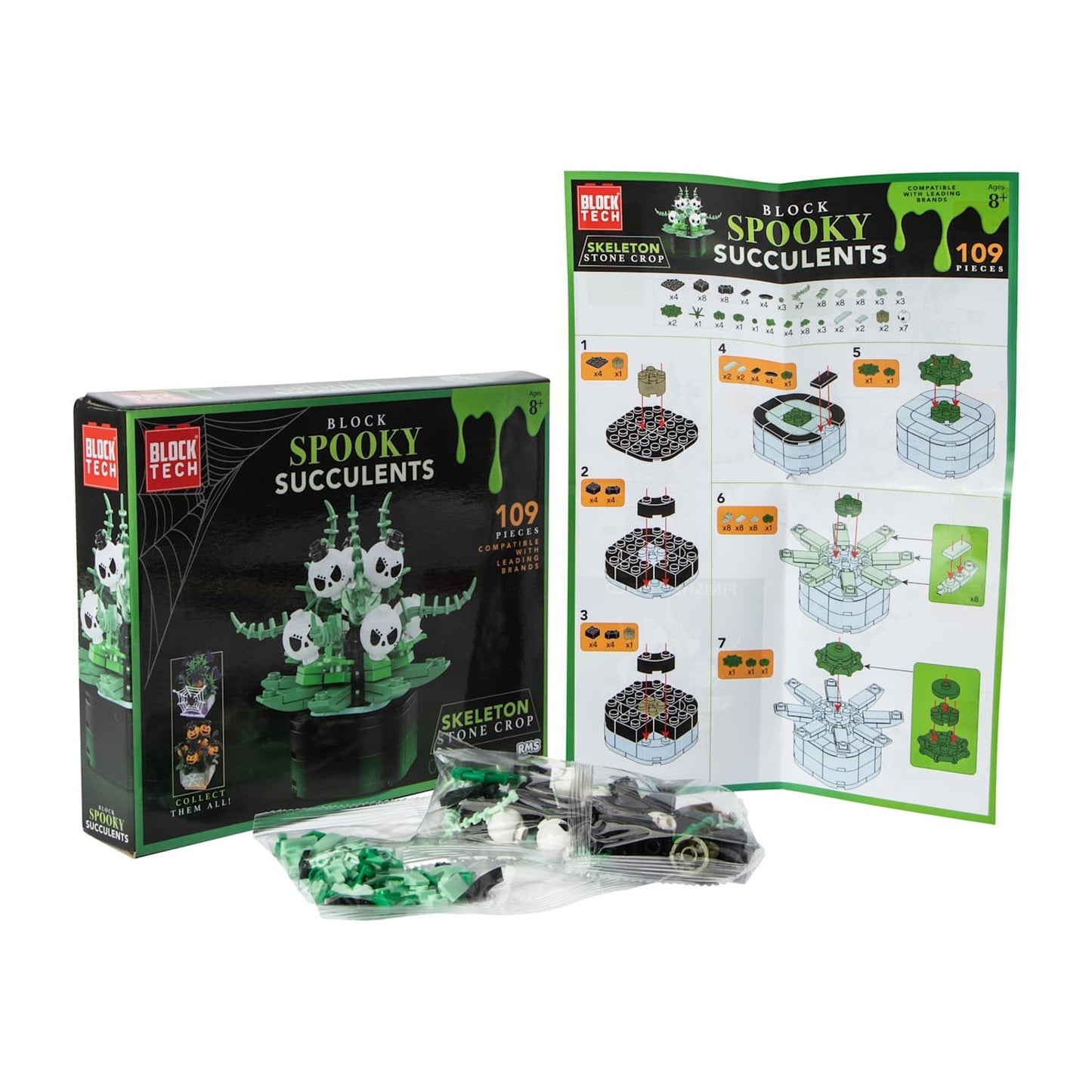🔥Block Tech Halloween Block Spooky Succulents Set BNWT🔥