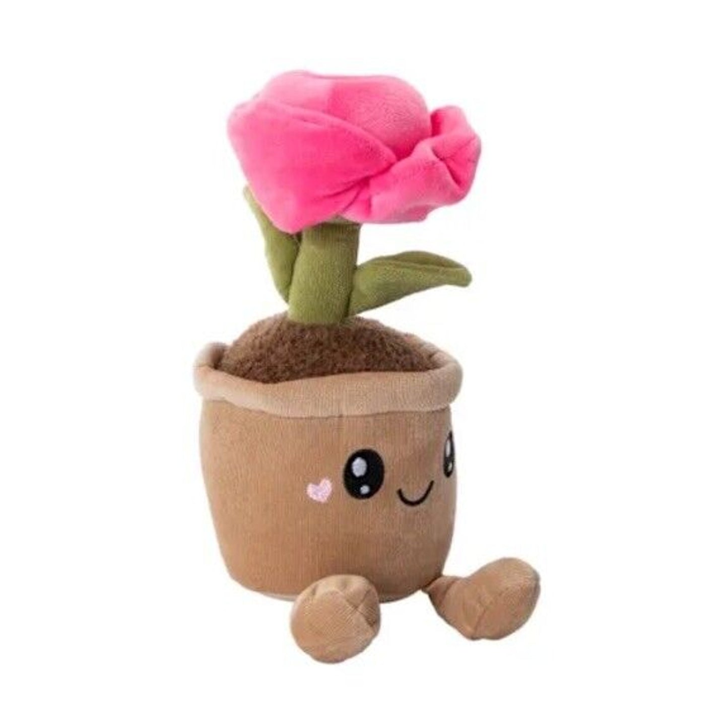 🔥Smoochy Pals Plant Plush PINK 10in For Valentine's/Mother's Day 2025 BNWT🔥