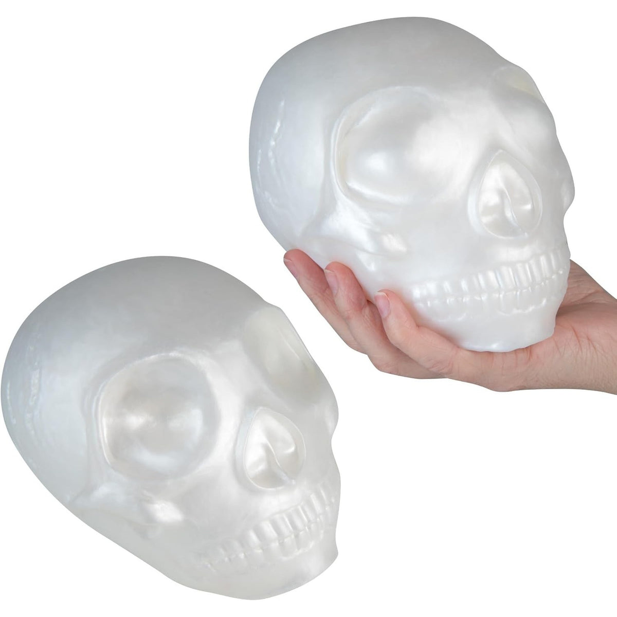 🔥ORB Easy Sqweezy Jumbo Skull Squishy Toy Stretch Squish Squeeze BNWT🔥