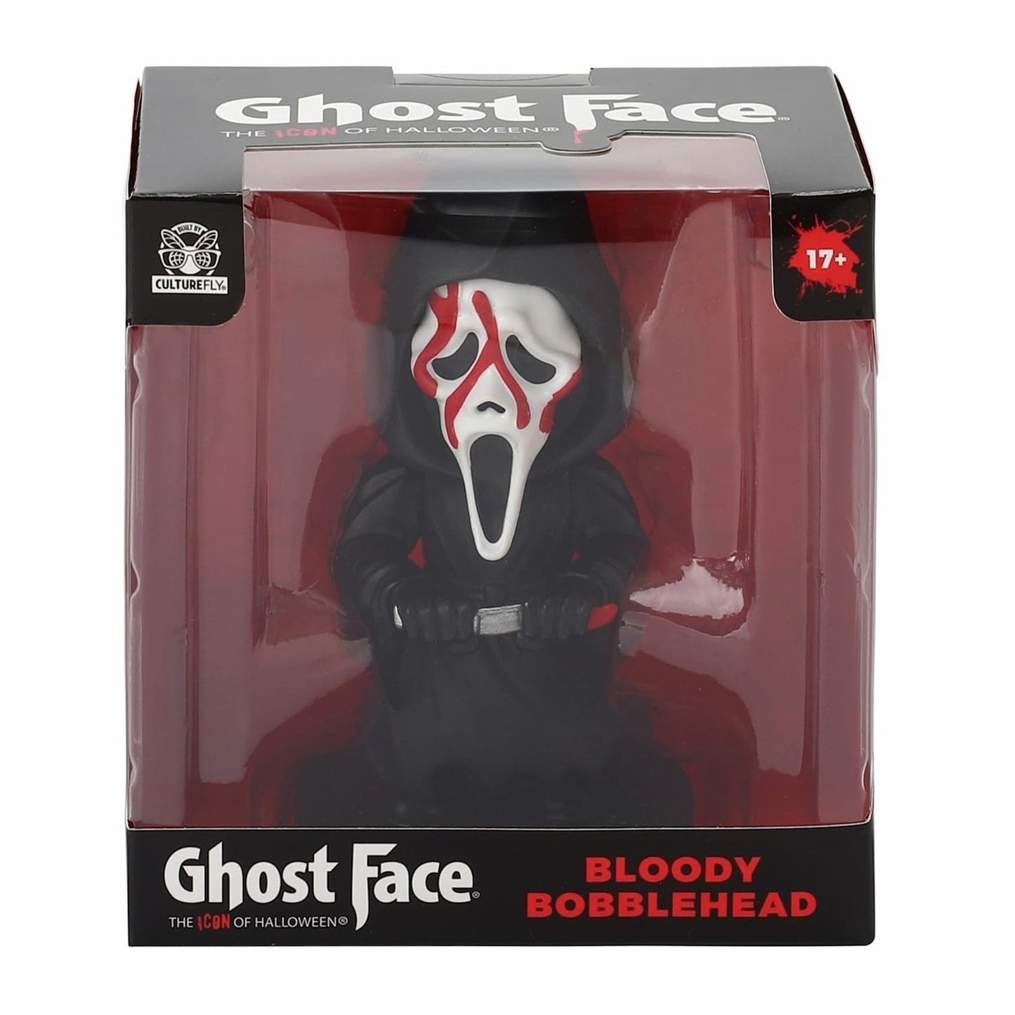 🔥CultureFly Ghost Face Bloody Bobblehead Set of 2 Pink & Black Scream BNWT🔥