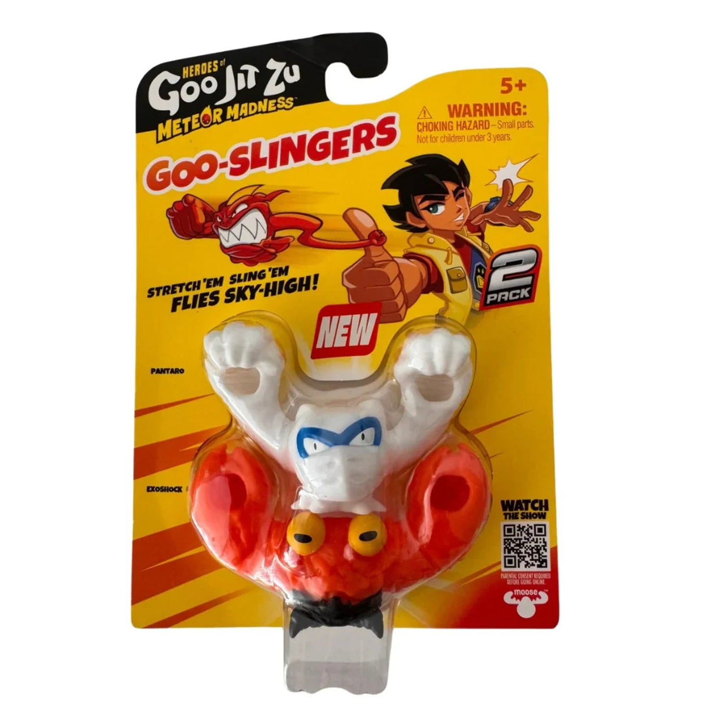 🔥Heroes of Goo Jit Zu Meteor Madness Goo Slingers 2 PK - Pantaro & Exoshock🔥
