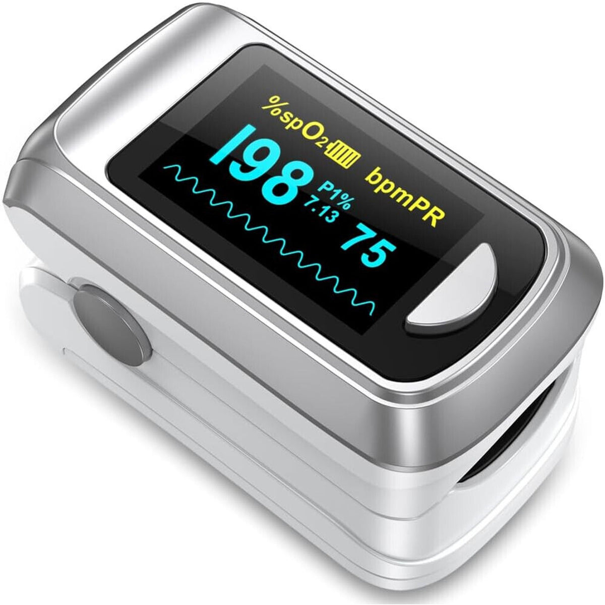 🔥Pulse Oximeter Fingertip Blood Oxygen Monitor Heartbeat SpO2 PR Oxygen BNWT🔥