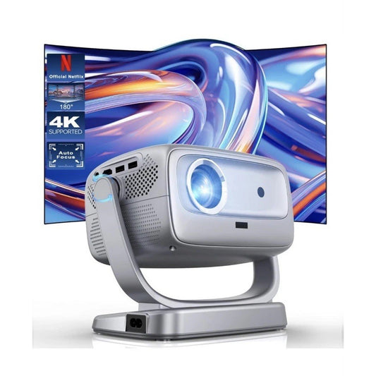 🔥Smart TV 4K Projector WiFi & Bluetooth Portable Outdoor Auto Focus BNIB🔥