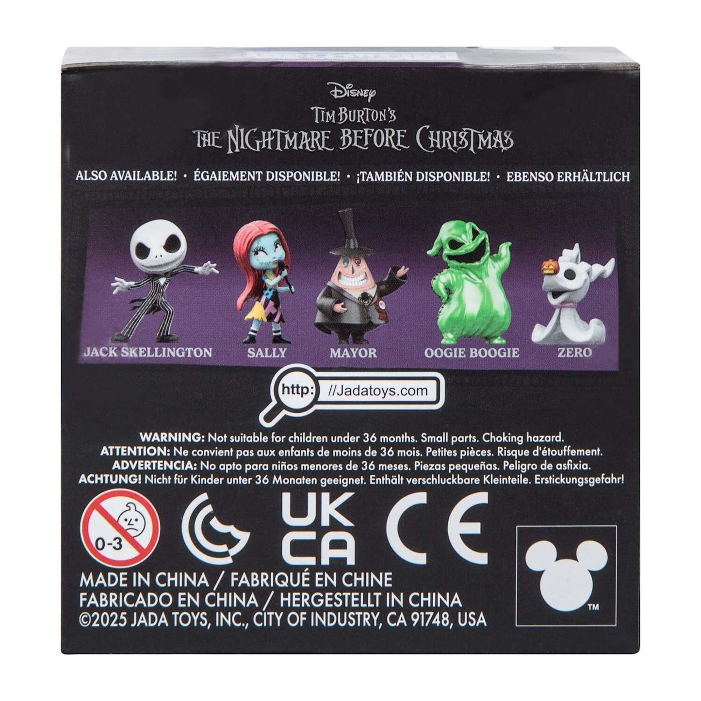 🔥Jada Metalfigs 2” Tim Burton’s The Nightmare Before Christmas Zero BNWT🔥
