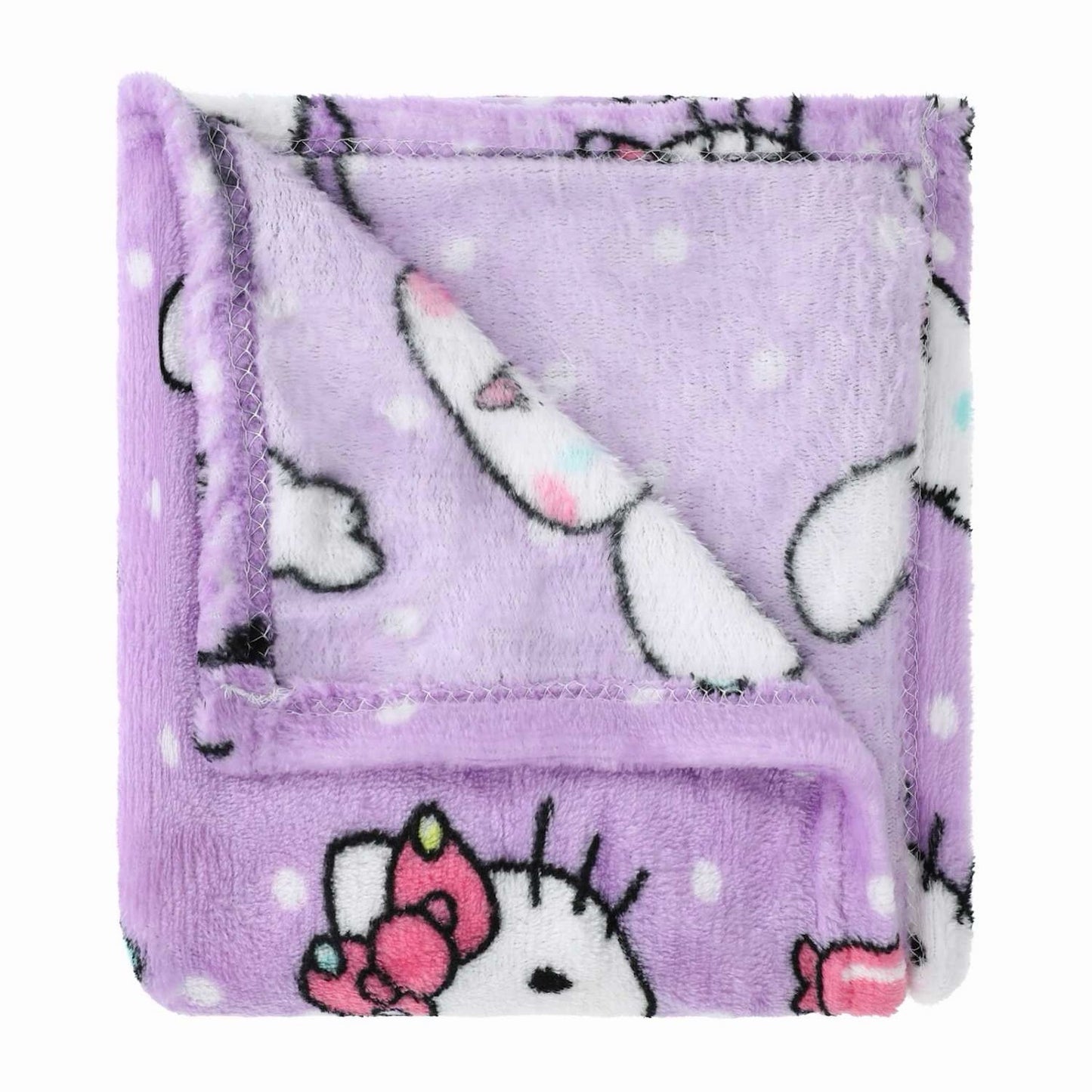 🔥SANRIO HELLO KITTY PLUSH SILK TOUCH THROW BLANKET 40 X 50" BNWT🔥