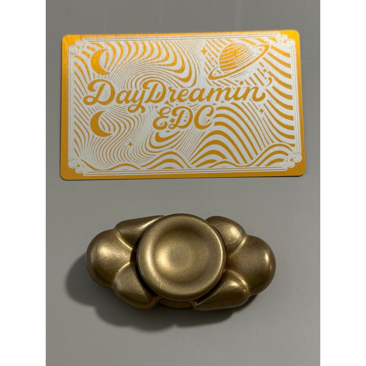 🔥Daydreamin’ EDC Stratus Brass Stone Washed Fidget Spinner🔥