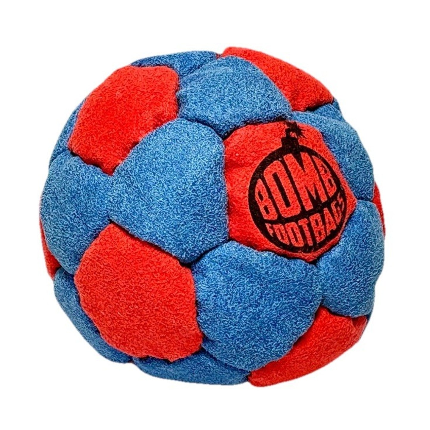 🔥Bomb Footbags The Smoke Hacky Sack Footbag Blue/Red NWT🔥