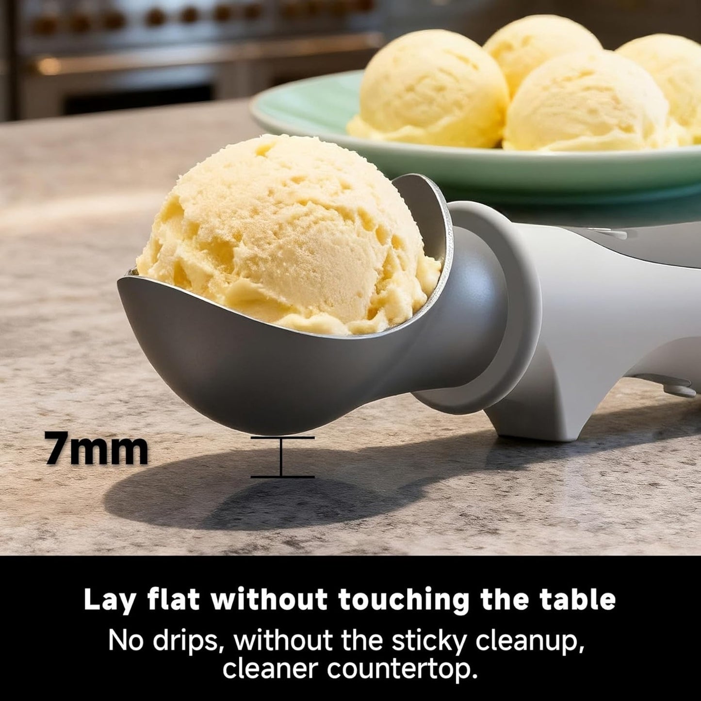 🔥SEAINGO Heated Ice Cream Scoop Ceramic-Coated USB-C Ergonomic Handle BNWT🔥