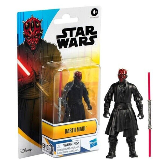 🔥Star Wars Epic Hero Series Darth Maul 4-Inch Action Figure & Accessor NWT💥