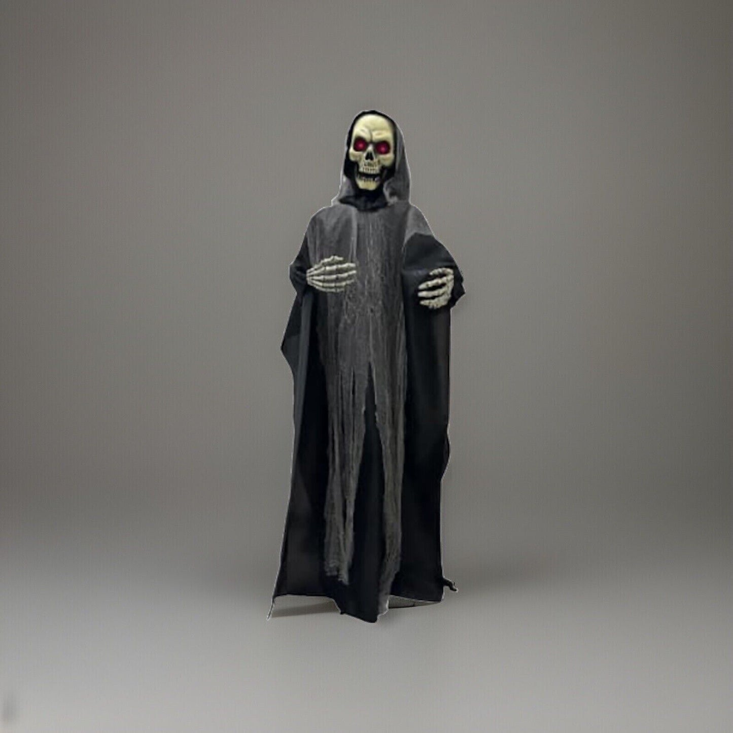 🔥Grim Reaper LED Sound Activated Moving Animatronic 5.5ft BNWT🔥