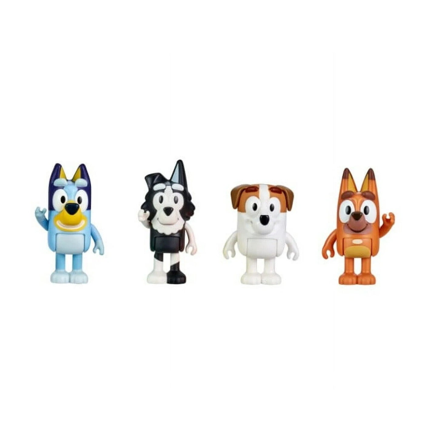 🔥Bluey SCHOOL MATES FRIENDS 4pk Figures Set Bluey Jack Pretzel Mackenzie NWT💥