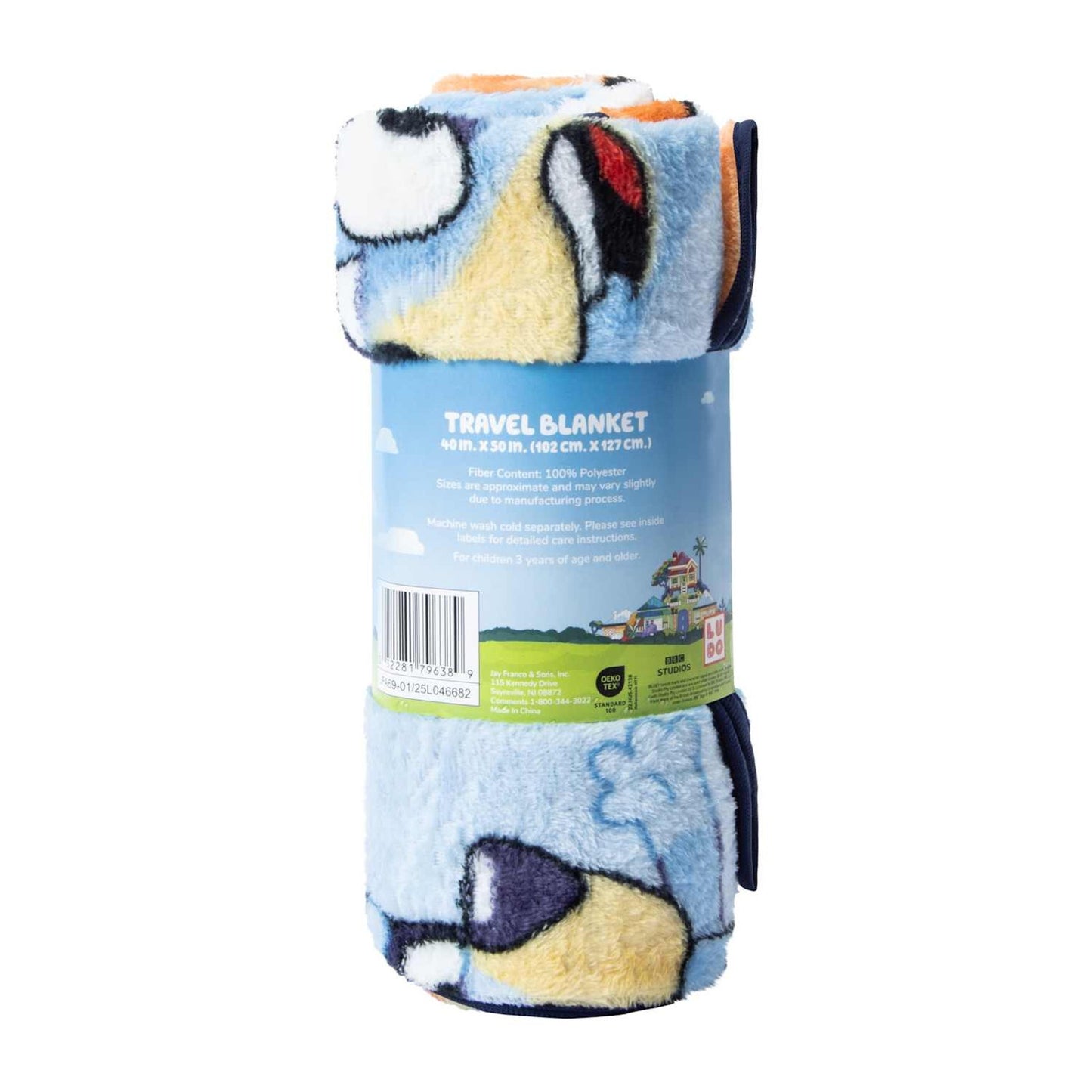 🔥Bluey & Bingo Plush Throw Blanket 45" x 60" Bingo Soft BNWT🔥