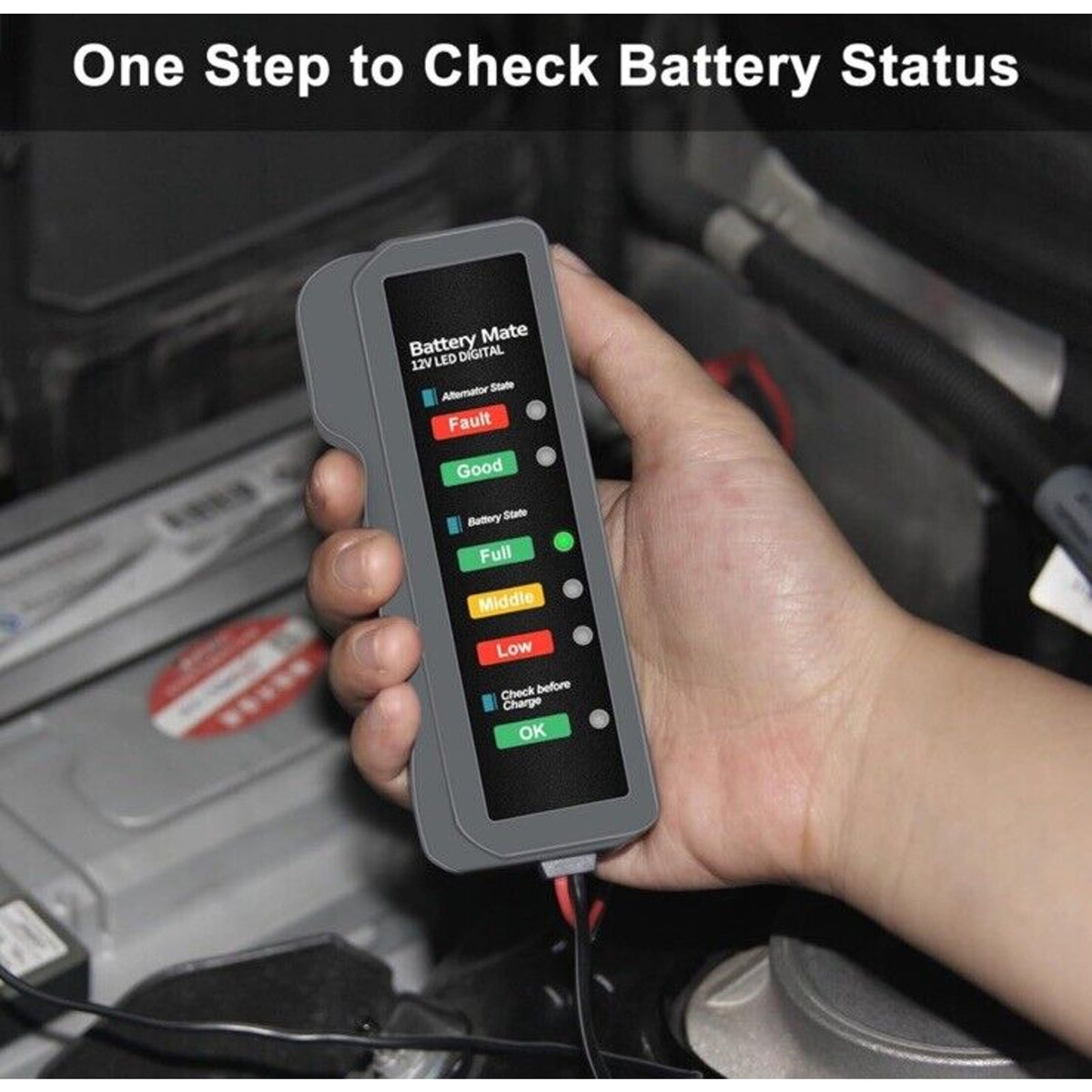 🔥12V Car Battery Tester & Alternator Tester Automotive Load Indicator BNWT🔥