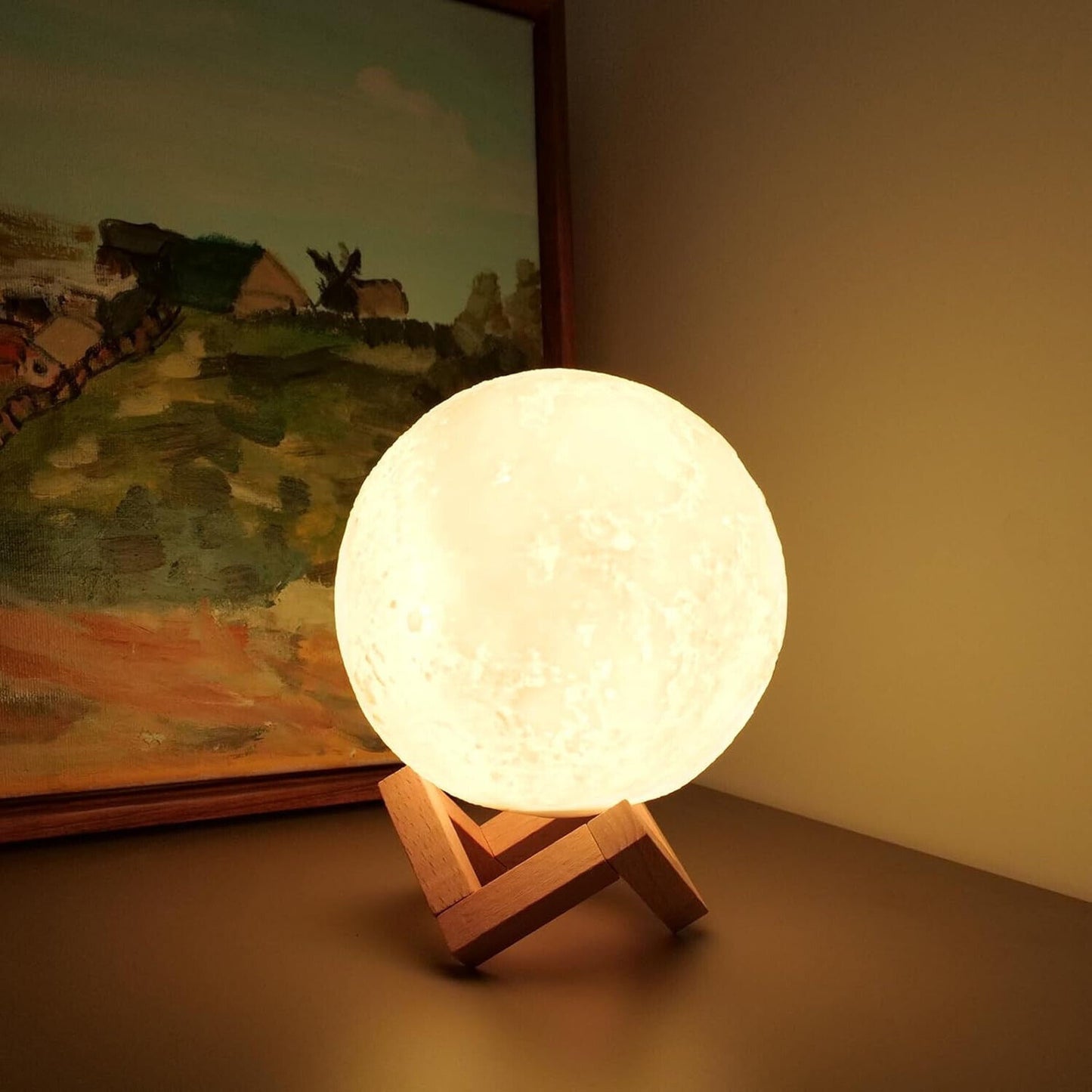 🔥Moon Lamp 16 Colors LED Night Light for Kids 3D Remote Moon Light BNWT🔥