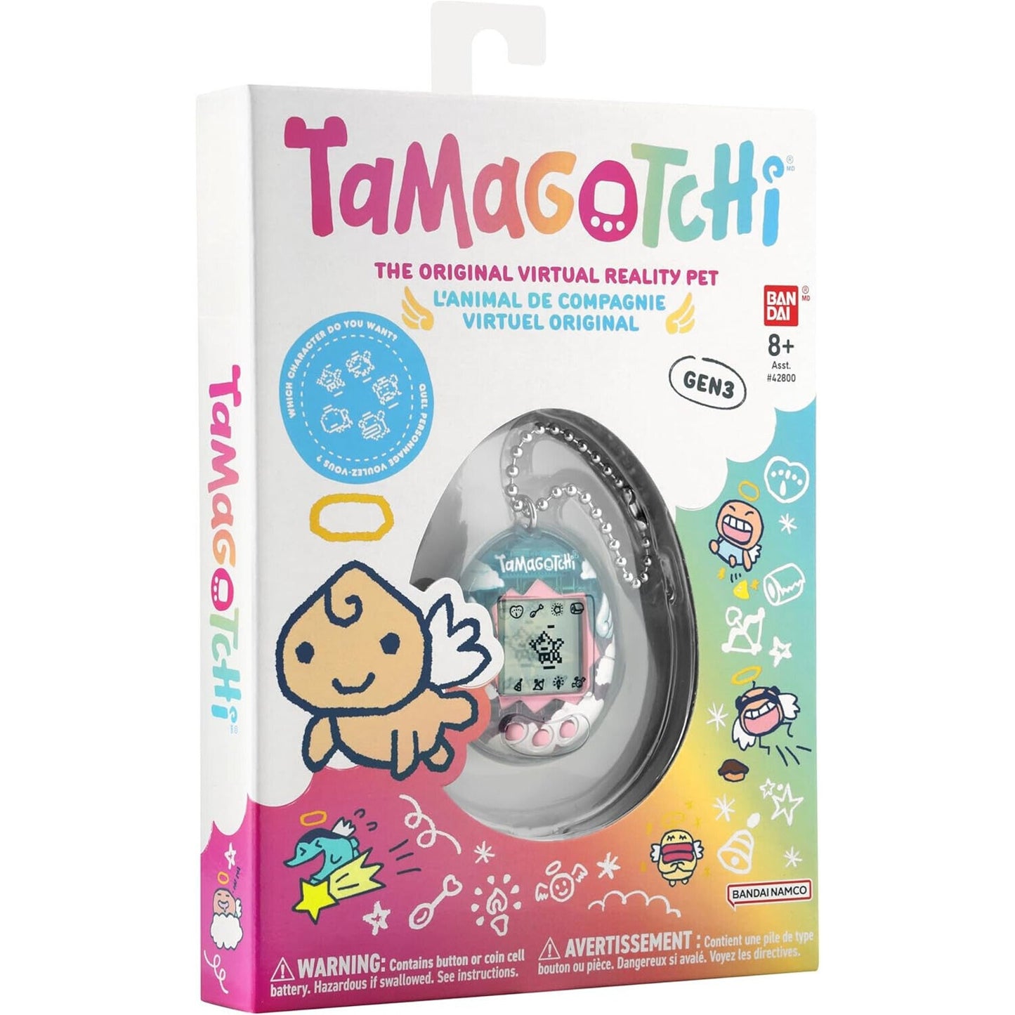 🔥Tamagotchi Gen 3 "Original - Dreamy Angel" 2024 IN HAND BNWT & SEALED💥