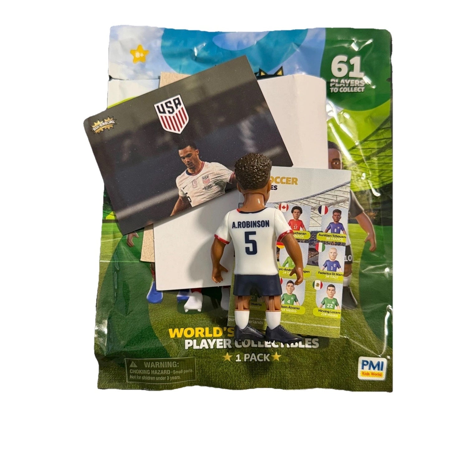 🔥Lot Of 5 World Cup Supergoal Best Soccer Collectible Figures Blind Bag BNWT🔥