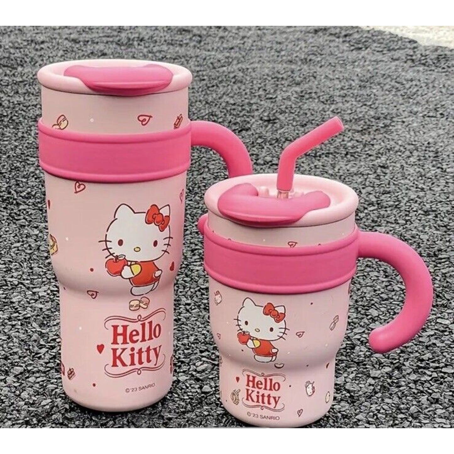 🔥Hello Kitty Insulated Water Bottle Cute Water Cup Large Capacity BNIB🔥