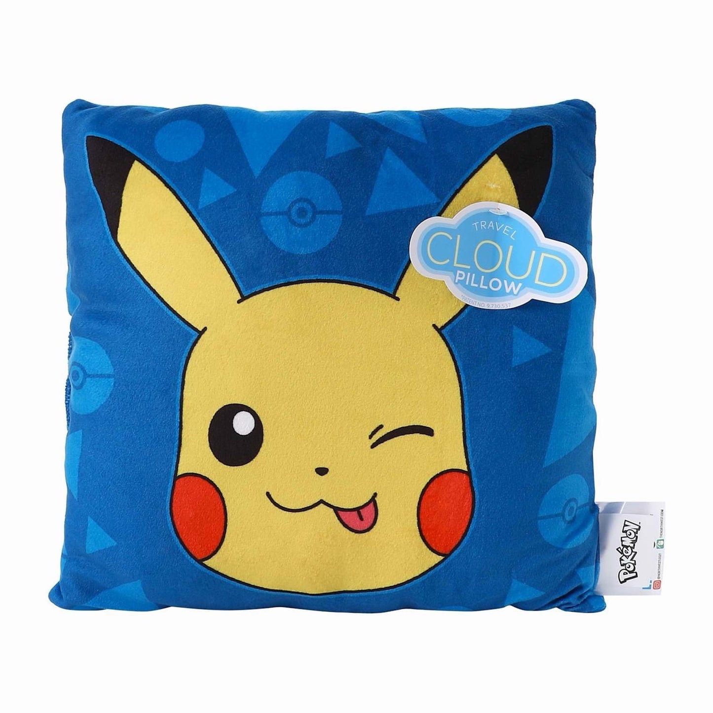 🔥Pokemon Pikachu Throw Pillow My Melody 13"x13" Cloud Pillow BNWT🔥