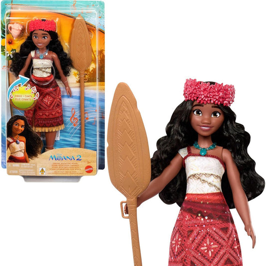 🔥Disney Moana 2 Singing Adventure Moana Doll with Signature Outfit & More NWT🔥