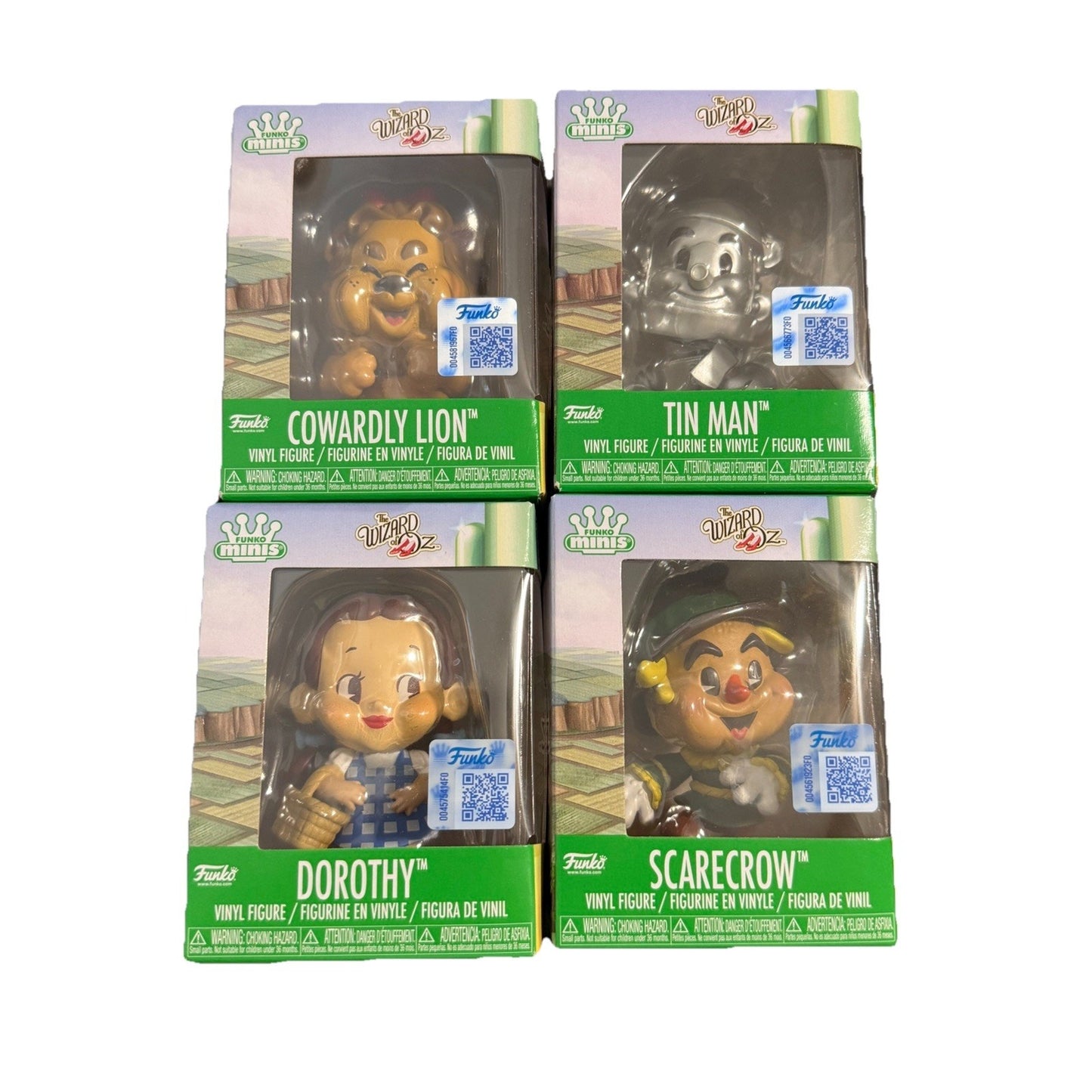 🔥Funko Minis The Complete Set of 4 The Wizard Of Oz Miniature Vinyl Figures🔥