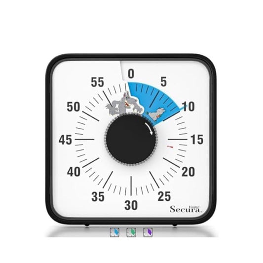 🔥Secura 60-Minute Visual Countdown Timer 7.5" Oversize Visual Timer BNWT🔥